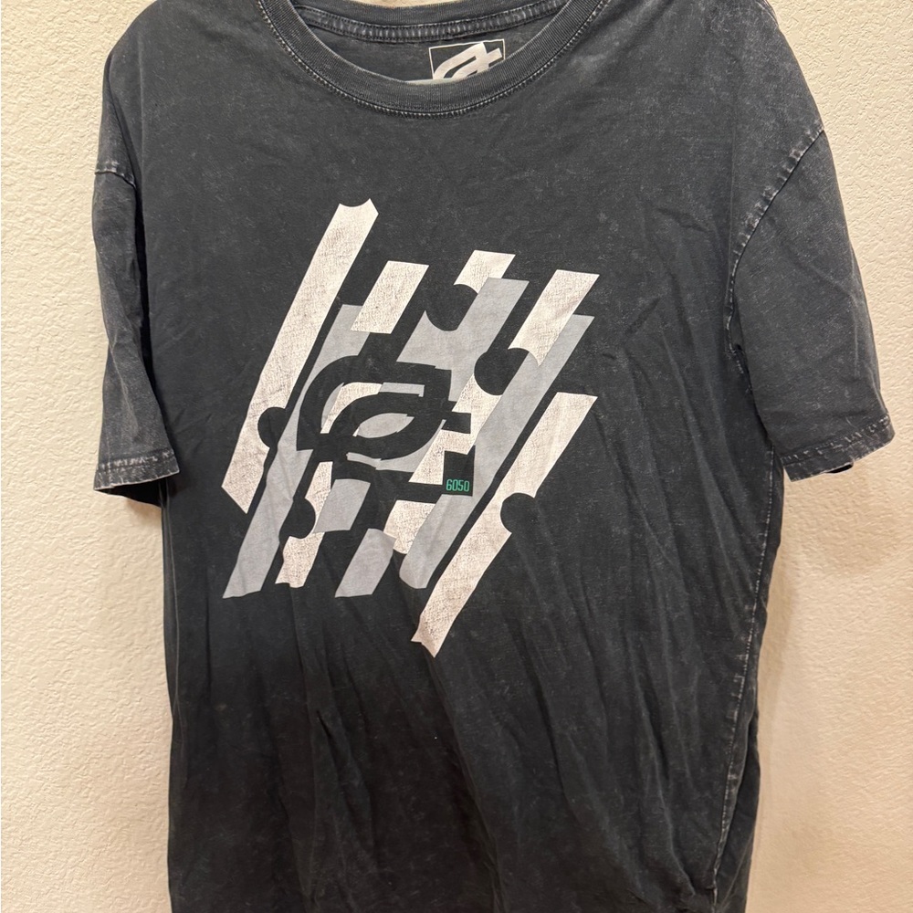 OpTic Gaming - Green Label Shattered Tee - Stonewashed Charcoal